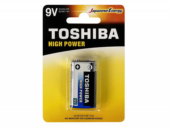 BATERIA 9V TOSHIBA  ALCALINA