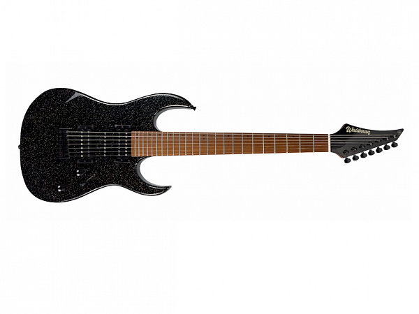 GUITARRA WALDMAN 7 CORDAS SUPER STRATO WIGR187 SPBK SPARKLE BLACK