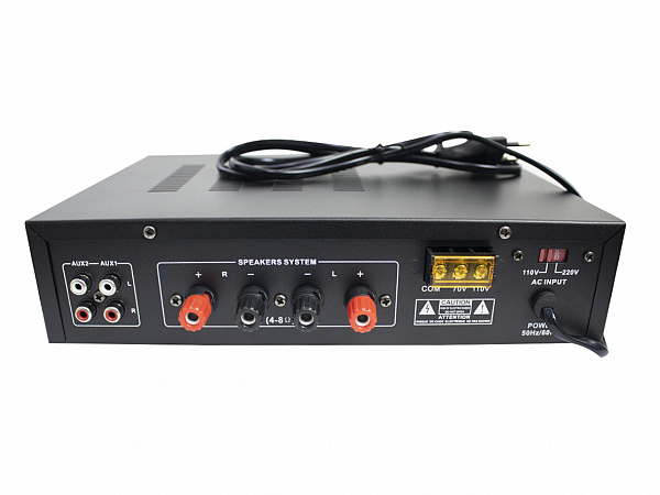 AMPLIFICADOR SOUNDVOICE AMP120 RESIDENCIAL  BLUETOOTH/USB/FM/SD 120W