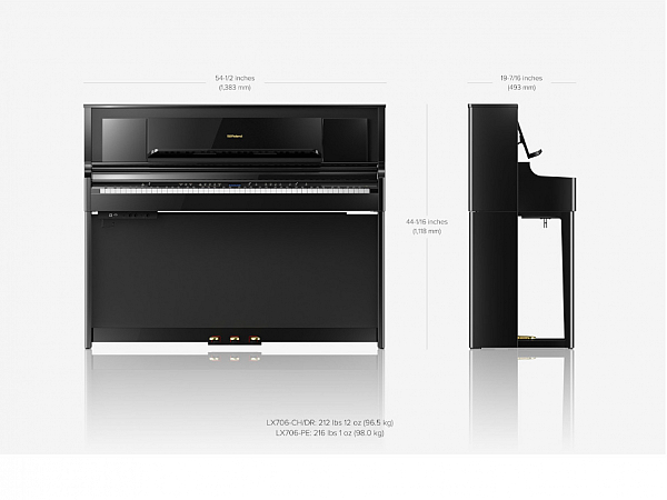 PIANO DE ARMARIO ROLAND # DIGITAL LX706-CH