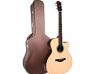 VIOLAO TAGIMA AÇO ACUSTICO CF-1000 NATURAL MEDIUM JUMBO C/ CASE