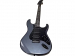 GUITARRA TAGIMA SIXMART C/ EFEITOS METALLIC DEEP SILVER