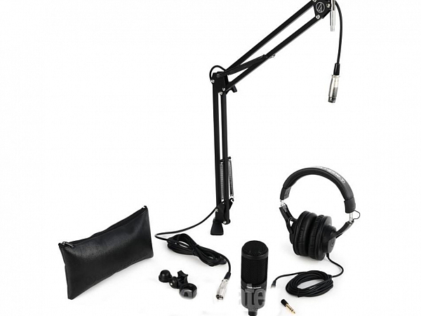 MICROFONE KIT PODCASTING AUDIO TECHNICA AT 2020PK