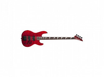 BAIXO JACKSON CONCERT JS3 QM TRANSPARENT RED