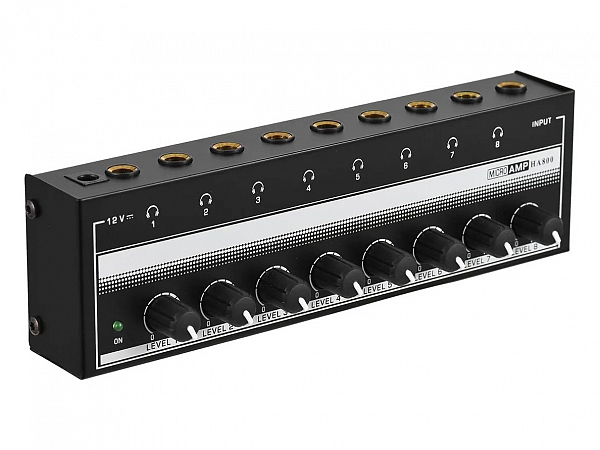 AMPLIFICADOR DE FONE VEDO HA800 - 8 CANAIS