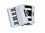 ACORDEON MICHAEL 08 BAIXOS ACM0822 PWH BRANCO