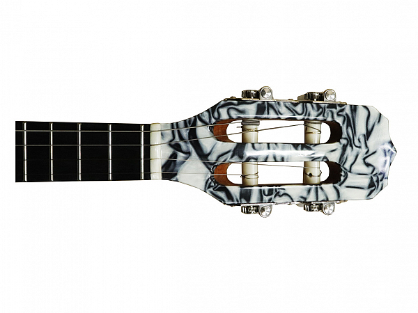 BANJO ROZINI COLOR LUXO RJ13 ELETRICO BRANCO E PRETO FOSCO