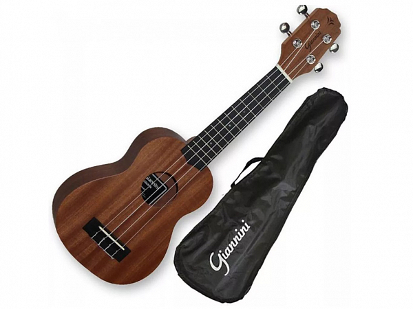 UKULELE GIANNINI UKS-23-WS CONCERT ACUSTICO C/ BAG