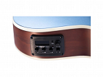 VIOLAO TAGIMA NYLON ELETRICO CARTAGENA FLAT LPBS LAKE PLACID BLUE SATIN