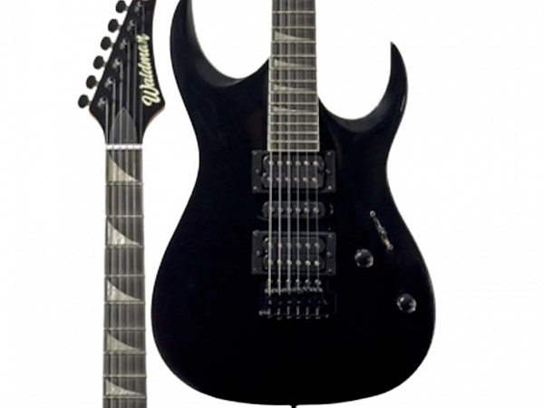 GUITARRA WALDMAN SUPER STRATO WIG170X BK BLACK