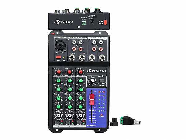 MESA VEDO AUTOMOTIVO 4 CANAIS EF/EQ A3