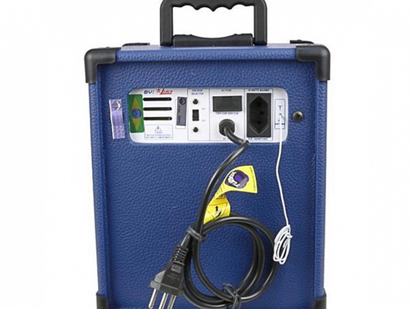 CAIXA MULTIUSO TURBOX TB 100 AZUL BT/USB/SD/FM 40W