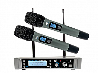 MICROFONE TSI SEM FIO 1500 UHF MAO DUPLO