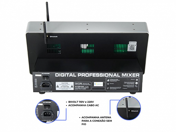 MESA DUONN DIGITAL AXIOS 16 CANAIS 8 AUX BIVOLT