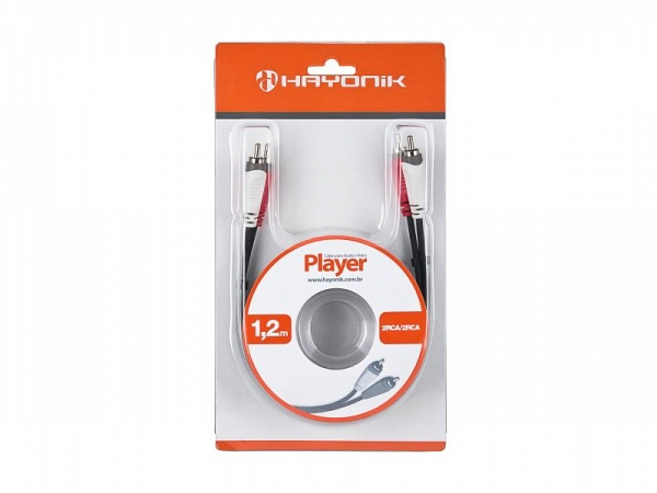 CABO HAYONIK PLAYER AUDIO E VIDEO 2RCA2 1.2MT