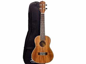 UKULELE KALANI CONCERTO 24 KAYKE KOA KAL 330 CK FRISO E ROSETA C/ BAG