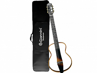 VIOLAO GIANNINI NYLON ROADMAN SILENT ELETRICO GRMN 3TS C/BAG