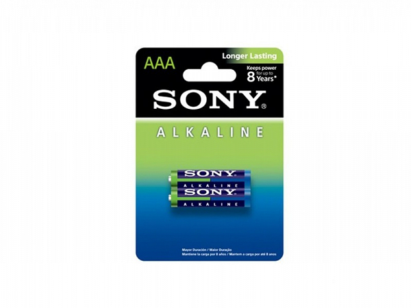 PILHA SONY ALKALINA AAA AM4L B2D C/ 2 PILHAS