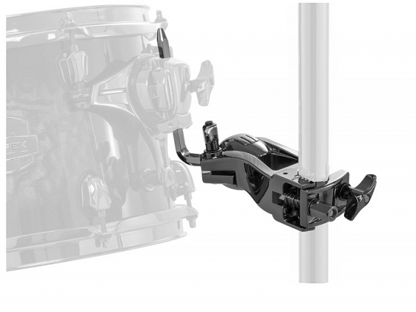 CLAMP HOLDER MAPEX MSSTCBC BLACK CHROME SONIC CLEAR P/ TOM OU ACESSORIO COM HAST