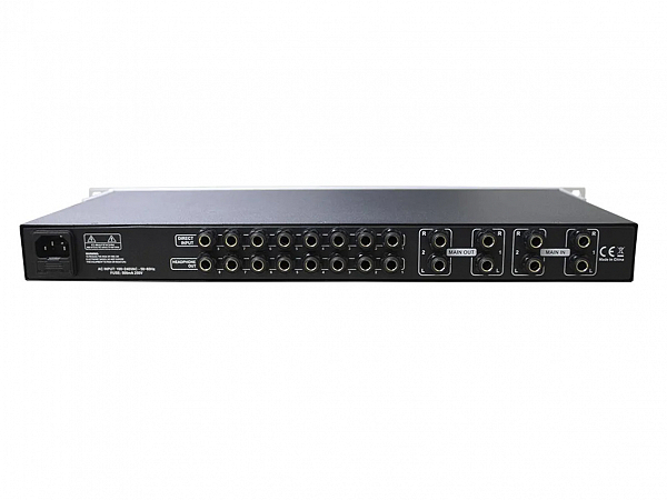 AMPLIFICADOR FONE WIRECONEX WHA8X2 8 CANAIS