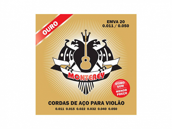 ENC VIOLAO ACO MONTEREY OURO EMVA 20