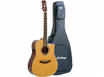 VIOLAO STRINBERG AÇO DIAMOND DD1C NS NATURAL SATIN FOLK C/BAG