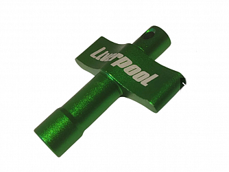 CHAVE AFINAÇÃO BATERIA LIVERPOOL ALUMINIO VERDE