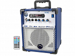 CAIXA MULTIUSO TURBOX TB 100 AZUL BT/USB/SD/FM 40W