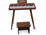 PIANO ELETRICO TURBO INFANTIL 37  TECLAS MADEIRA