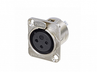 PLUG NEUTRIK REAN XLR FEMEA PAINEL RC3FDL EMBUTIDO