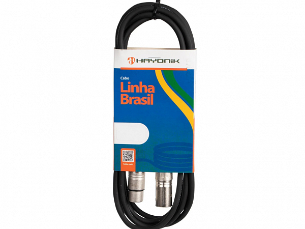 CABO HAYONIK LINHA BRASIL XLR/ XLR 3MT