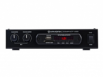 AMPLIFICADOR HAYONIK COMPACT 400 USB/MP3/SD/FM/BT 40W