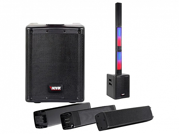 CAIXA NOVIK SISTEMA AMPLIFICADO STAGE-8 PRO - 400WTS -BIVOLT