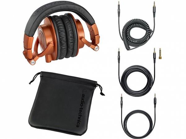 FONE AUDIO TECHNICA ATH M50XMO LARANJA MONITOR PRO - EDIÇÂO LIMITADA