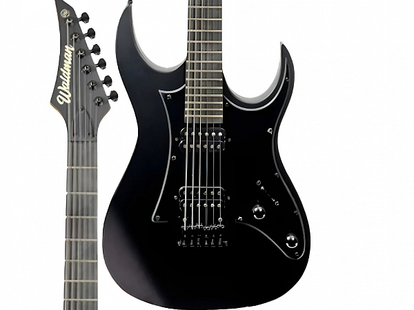 GUITARRA WALDMAN SUPER STRATO WIGR131X BKS BLACK SATIN