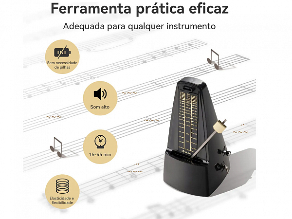 METRONOMO MECANICO VEDO VD7310