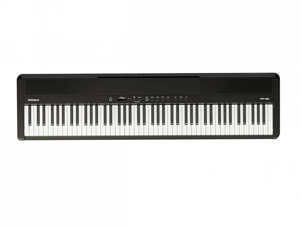 PIANO ROLAND DIGITAL FP40 BK C/ ESTANTE E PEDAL