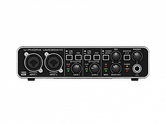 INTERFACE DE AUDIO BEHRINGER U PHORIA UMC204HD