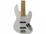 BAIXO WALDMAN JAZZ BASS 5C GJJ105 WWH BRANCO