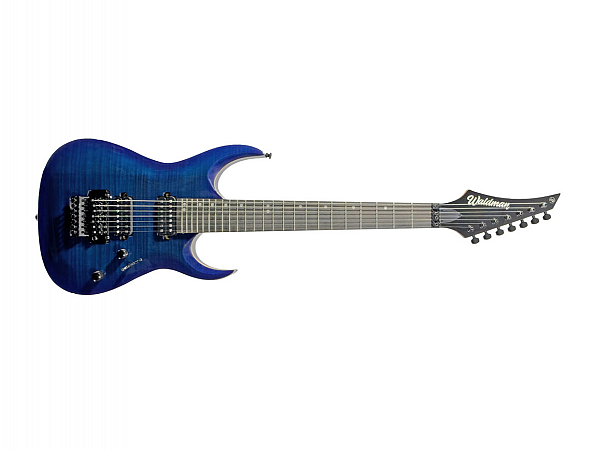GUITARRA WALDMAN 7 CORDAS SUPER STRATO EXTRAVAGANZA WGAR277F BL BLUE