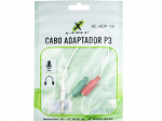 CABO X-CELL ADAPTADOR  2P2F X 1P3M