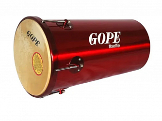 REBOLO GOPE 14 CONICO CURTO ALUMINIO SELFIE CEREJA PELE COURO