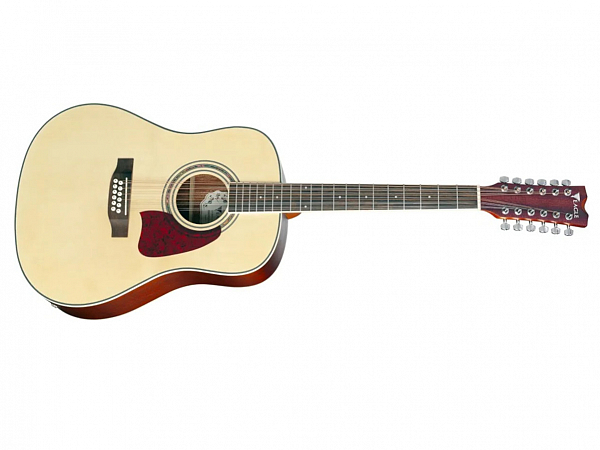 VIOLAO EAGLE AÇO ELETRICO CH 888E12 12 CORDAS NATURAL - FOLK C/BAG