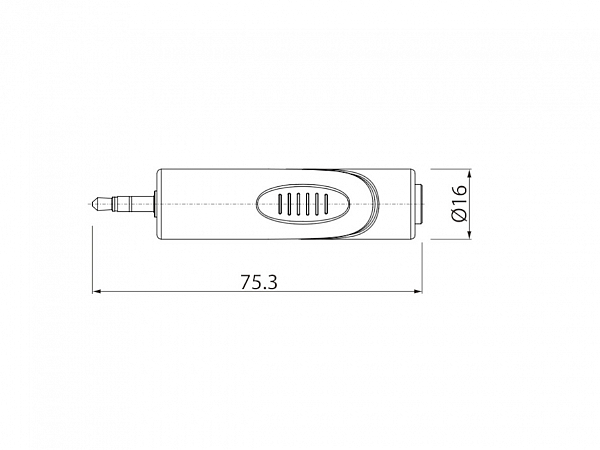 PLUG ROXTONE ADAPTADOR P10 / P2 STEREO RPAN220