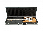 CASE SOMCASE GUITARRA RETANGULAR STRATO e TELE Black & Cromo