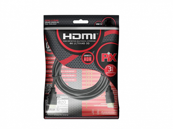 CABO HDMI PIX 2.0 4K - 50CM