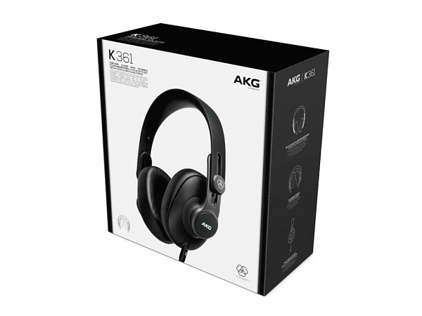 FONE AKG K 361 CLOSED BACK PROFESSIONAL PRETO