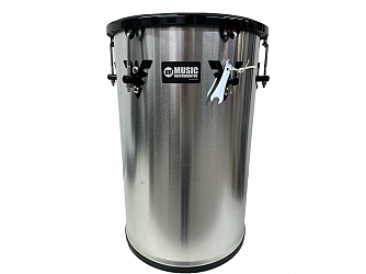 REBOLO PHX 12 RETO ALUMINIO 920AL CROMADO ARO PRETO PELE NAPA PRETA