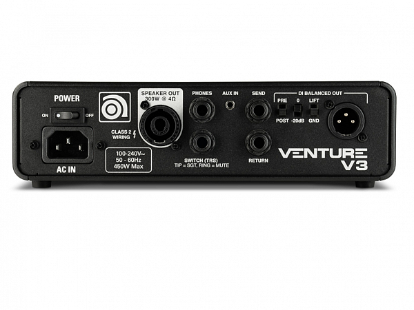 CABEÇOTE AMPEG CONTRABAIXO VENTUREV3 300W EQ GRAF 3B