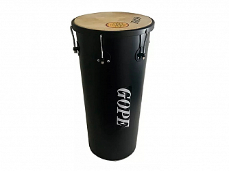 REBOLO GOPE 12 CONICO ALUMINIO PRETO PELE COURO